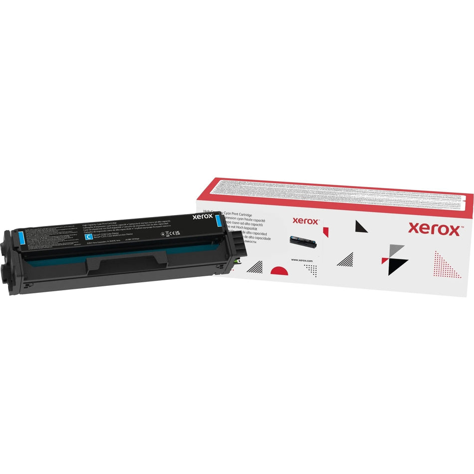 Xerox Original High Yield Laser Toner Cartridge - Cyan - 1 Pack - 006R04392