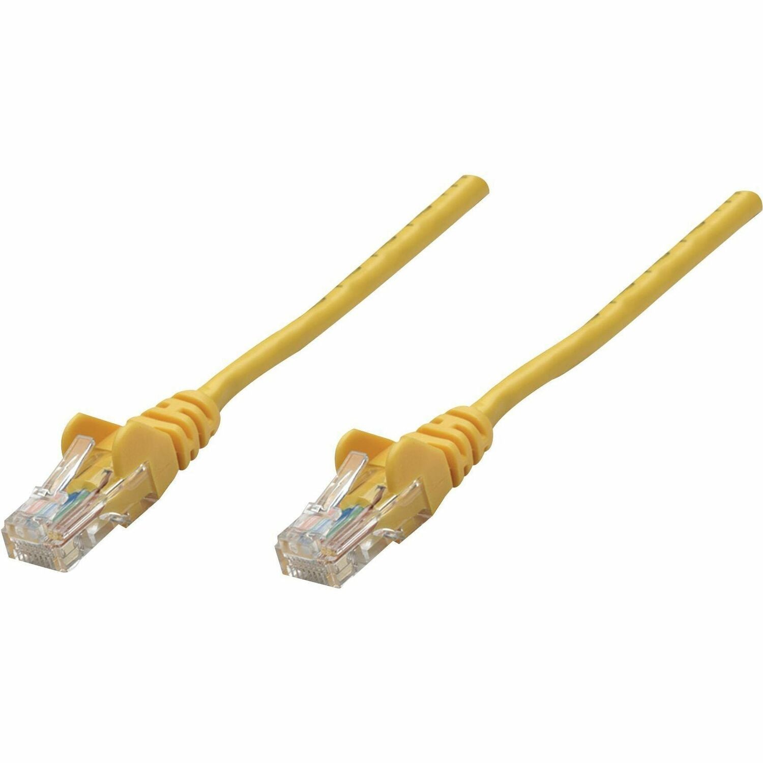 Network Patch Cable, Cat5e, 3m, Yellow, CCA, U/UTP, PVC, RJ45, Gold Plated Contacts, Snagless, Booted, Lifetime Warranty - 319805