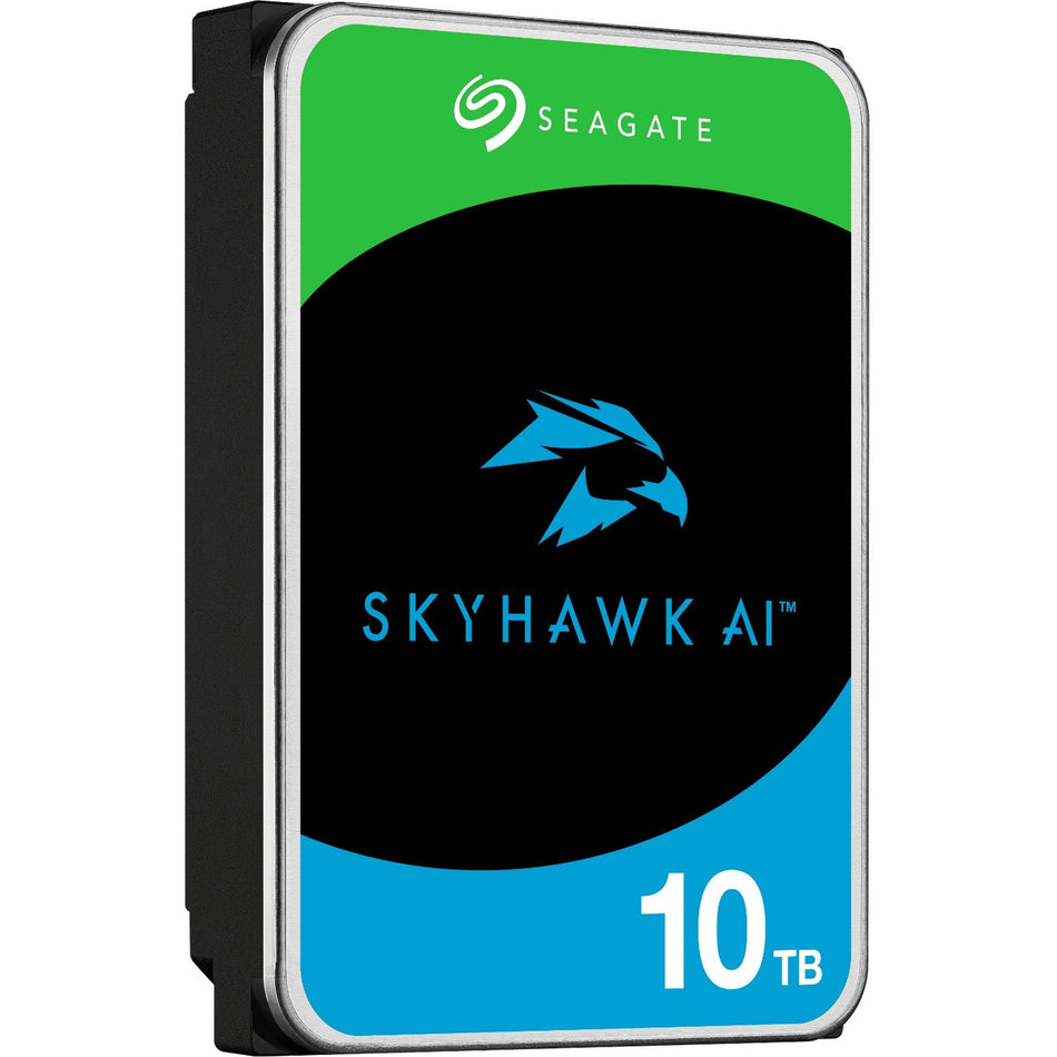 Seagate SkyHawk AI ST10000VE001 10 TB Hard Drive - 3.5" Internal - SATA (SATA/600) - Conventional Magnetic Recording (CMR) Method - ST10000VE001