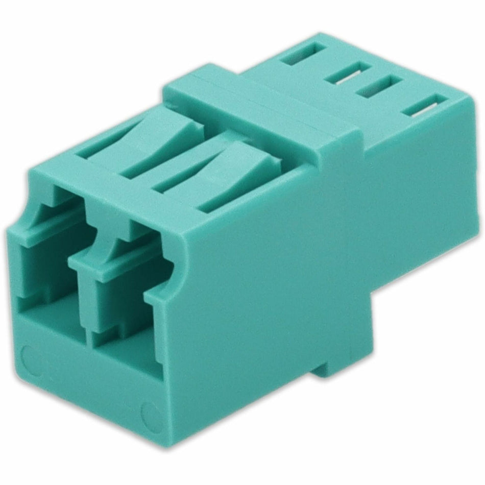 AddOn LC Female to LC Female MMF OM4 Duplex Fiber Optic Adapter - ADD-ADPT-LCFLCF4-MD