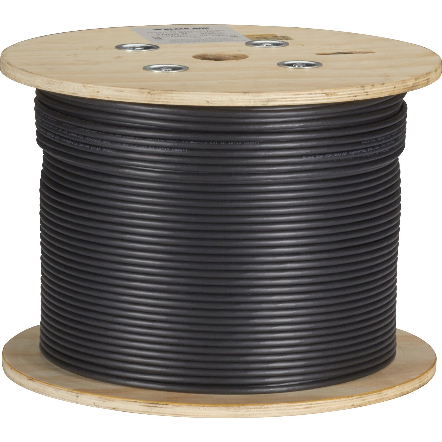 Black Box GigaTrue Cat.6a S/FTP Network Cable - C6ABC50S-STR-BK-1000