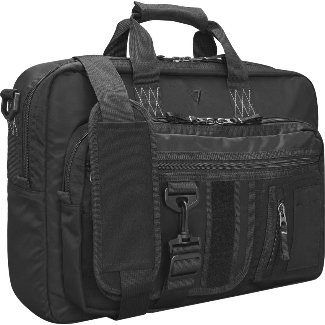 V7 Elite Black Ops CTX16-OPS-BLK Carrying Case (Briefcase) for 16" to 16.1" Notebook - Black - CTX16-OPS-BLK