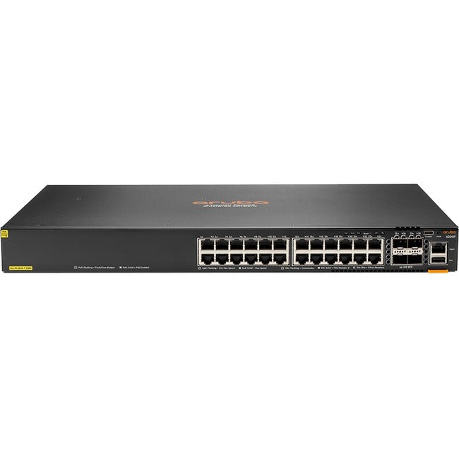 Aruba 6200F 24G Class4 PoE 4SFP+ 370W Switch - JL725A#ABB