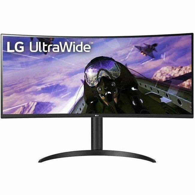 LG 34BP65C-B 34" Class Curved Screen LED Monitor - 21:9 - Black - 34BP65C-B