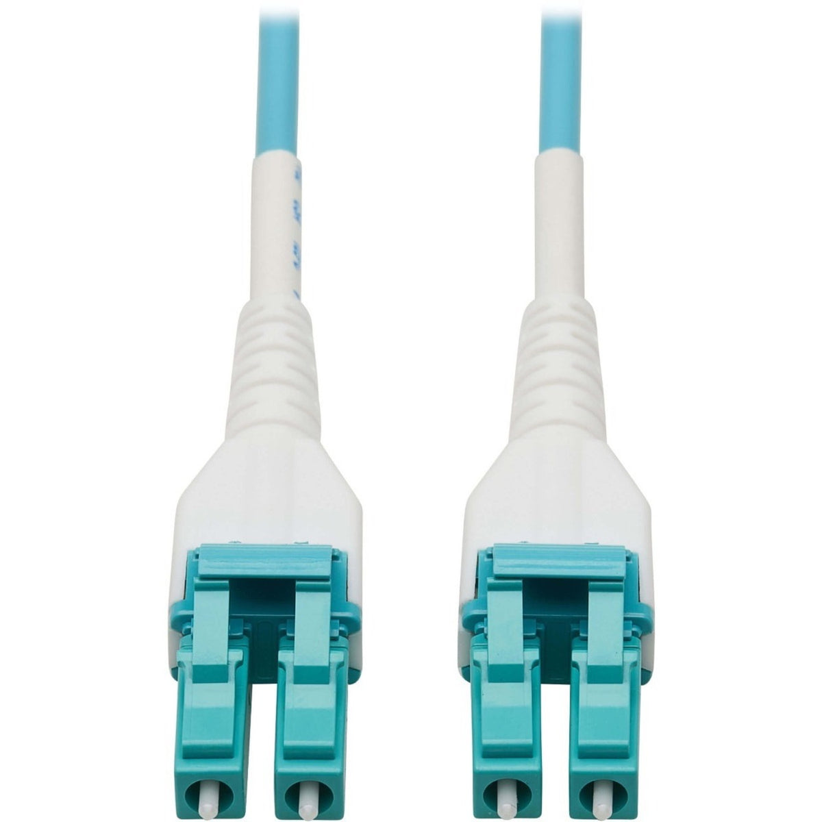 Tripp Lite by Eaton 100G Duplex Multimode 50/125 OM4 Armored Fiber Optic Cable (LC/LC Duplex M/M) LSZH Aqua 100 m (328 ft.) - N821-100M-AQ-AR