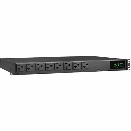 Eaton Tripp Lite Series 1.92kW 120V Single-Phase ATS/Local Metered PDU - 16 5-15/20R Outlets, Dual L5-20P/5-20P Inputs, 12 ft. Cords, 1U, TAA - PDUMH20ATS