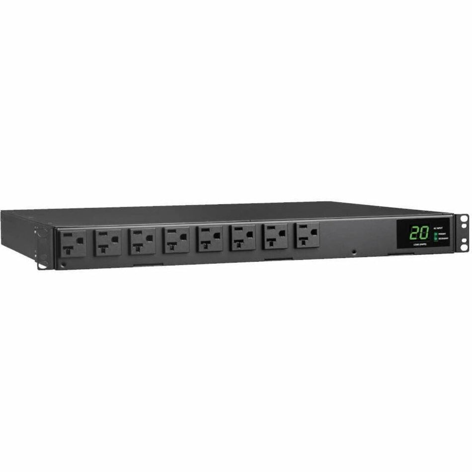 Eaton Tripp Lite Series 1.92kW 120V Single-Phase ATS/Local Metered PDU - 16 5-15/20R Outlets, Dual L5-20P/5-20P Inputs, 12 ft. Cords, 1U, TAA - PDUMH20ATS