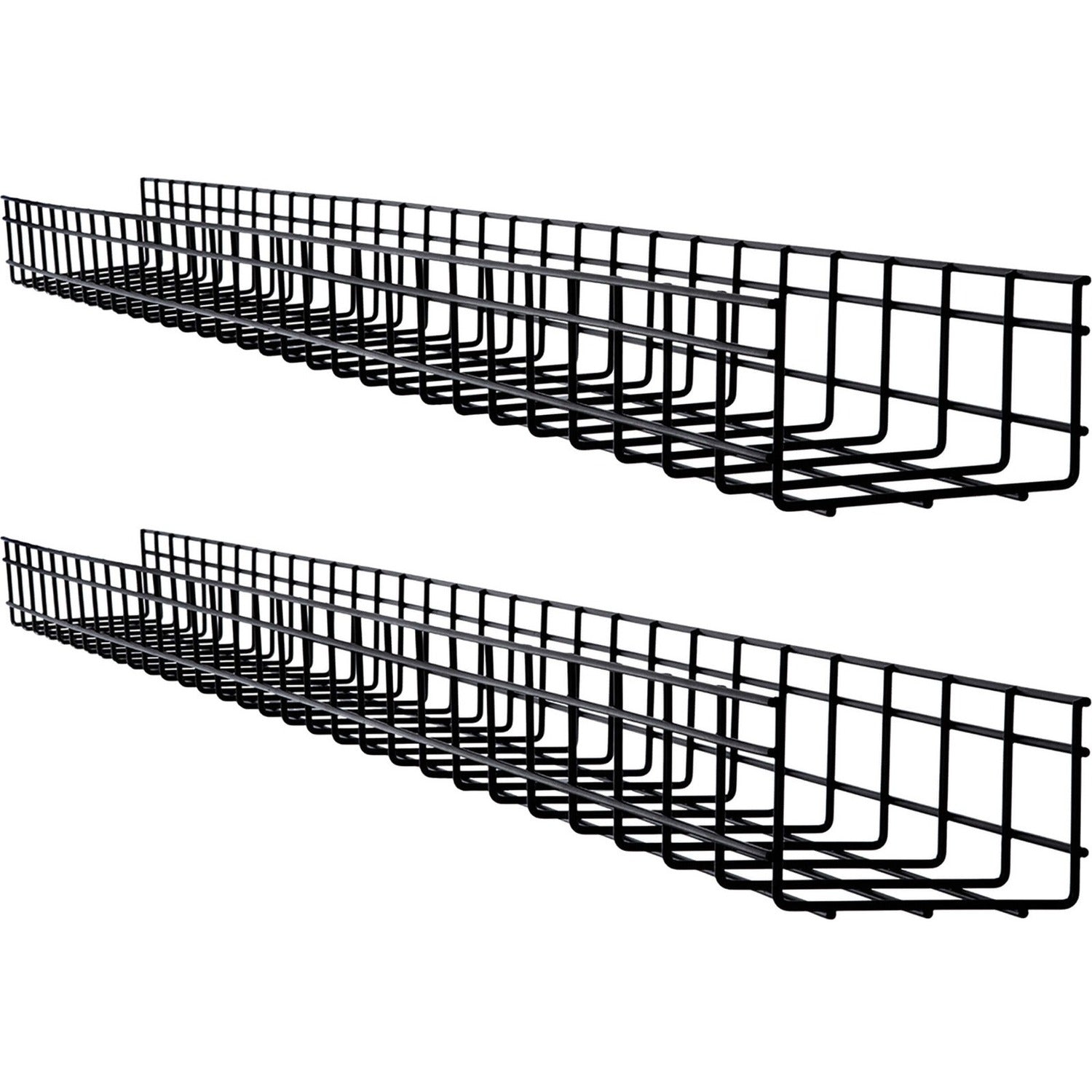 Tripp Lite by Eaton Wire Mesh Cable Tray - 150 x 100 x 1500 mm (6 in. x 4 in. x 5 ft.), 2-Pack - SRWB6410X2STR