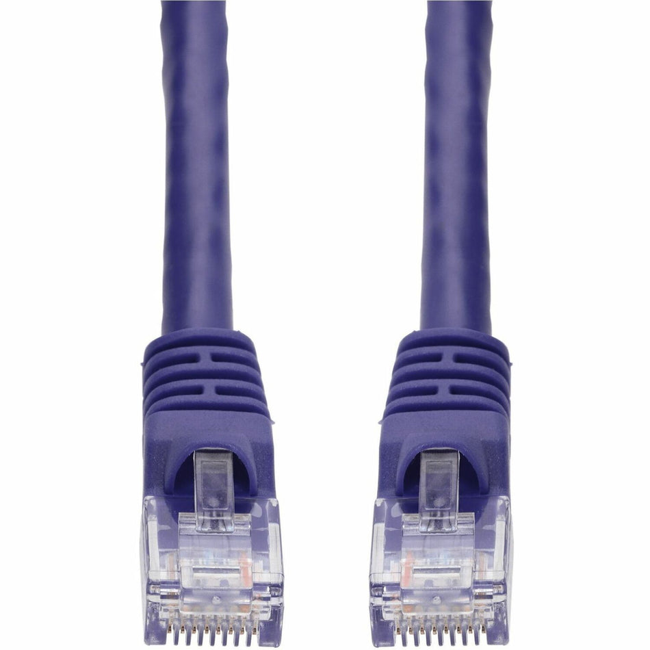 AddOn 6in Purple CAT 6 PVC Ethernet Cable Snagless Bubble Boot RJ-45 M/M - ADD-0-5FCAT6-PE