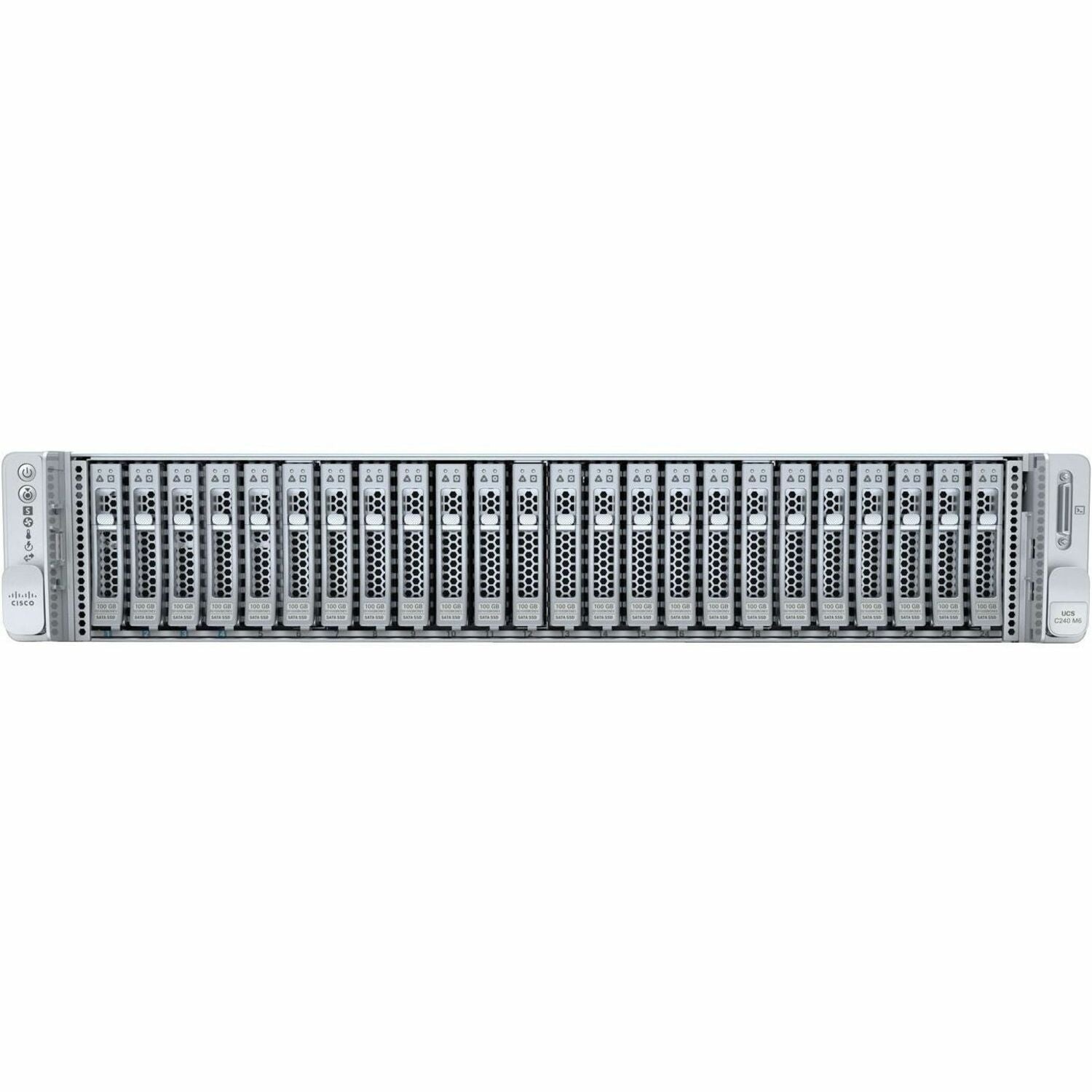 Cisco HyperFlex Barebone System - 2U Rack-mountable - 2 x Processor Support - HXAF240C-M6SN