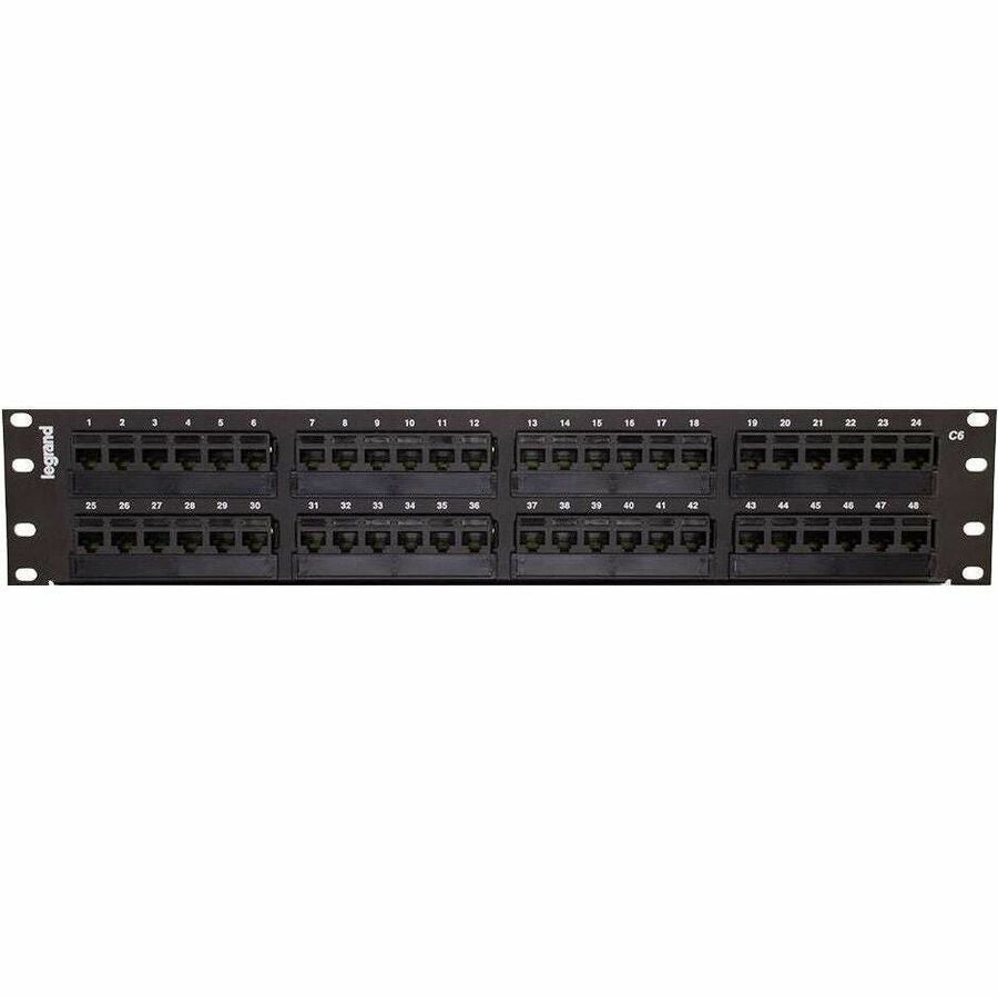 C2G 48-Port Cat6 110-Type Patch Panel (TAA Compliant) - CG37200