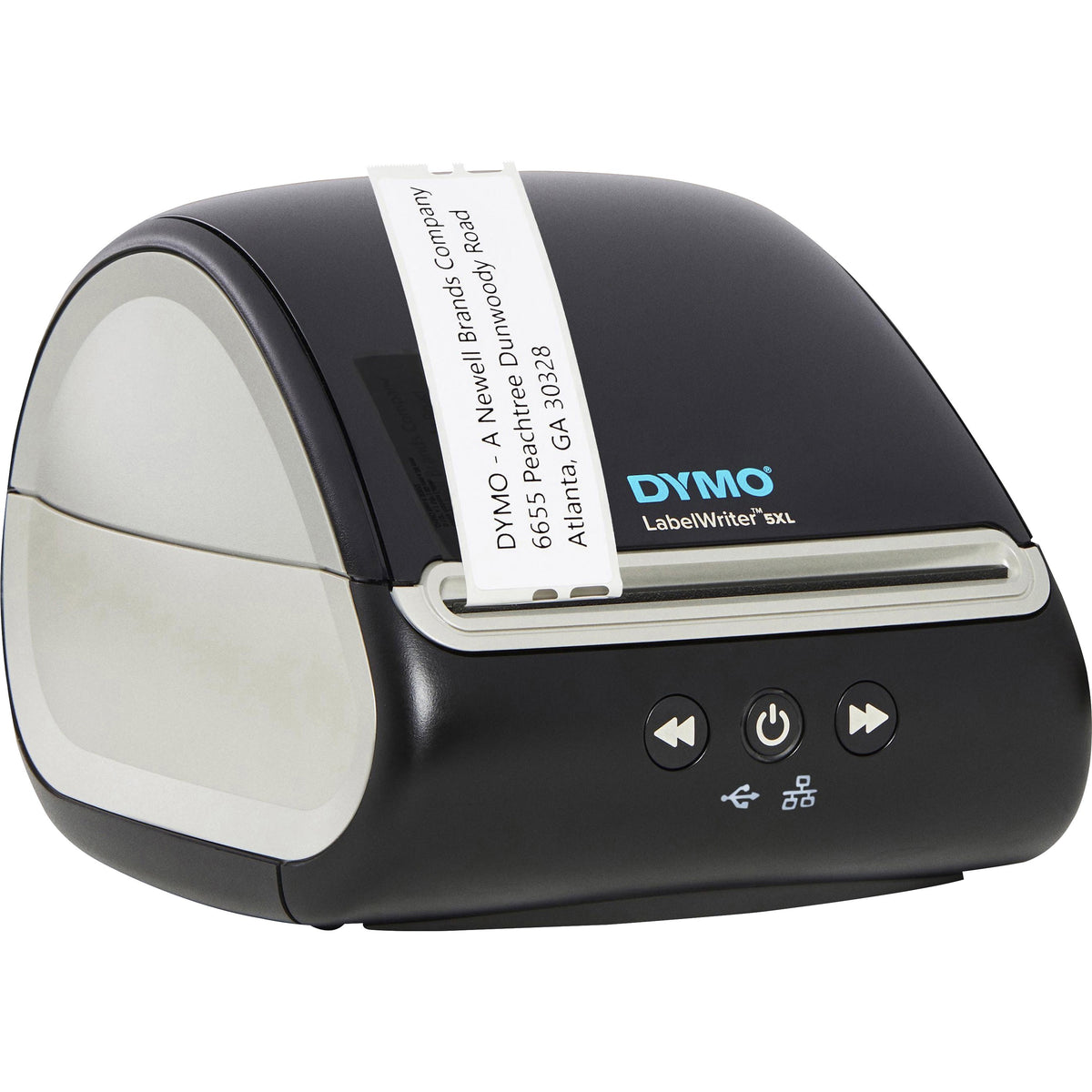 Dymo LabelWriter 5XL Direct Thermal Printer - Monochrome - Label Print - Ethernet - USB - Black - 2112554