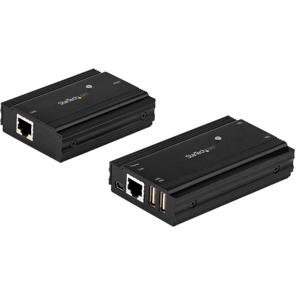 StarTech.com 4 Port USB 2.0 Extender Hub over CAT5e/CAT6 Ethernet Cable (RJ45), 330ft (100m), Metal Housing, USB Extender Kit, 480 Mbps - USB2004EXT100