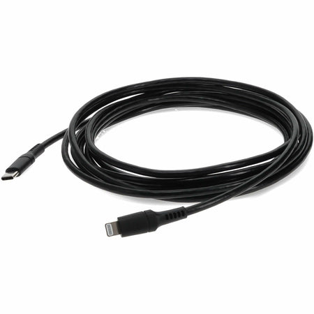 AddOn 1.0m (3.3ft) USB 3.1 Type (C) Male to Lightning Male Sync and Charge Black Cable - USBC2LGT1MB