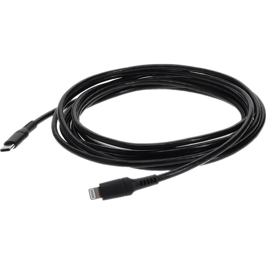 6ft (2m) USB-C 3.1 Male to Lightning Male Sync and Charge Black Cable - USBC2LGT2MB