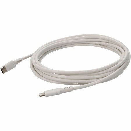 AddOn 3.0m (9.8ft) USB C 3.1 Male to Lightning Male Sync and Charge White Cable - USBC2LGT3MW
