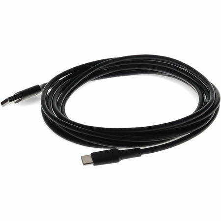 AddOn 2m (6.6ft) USB C Male to USB A 2.0 Male Sync and Charge Black Cable - USBC2USB2MB
