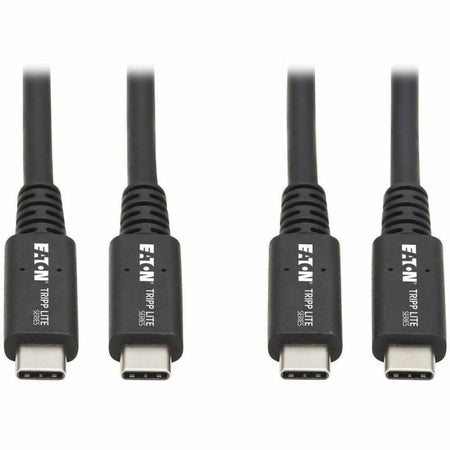 Tripp Lite by Eaton USB4 40Gbps Cable (M/M) - USB-C 8K 60 Hz 100W PD Charging Black 31 in. (0.8 m) - U520-31N