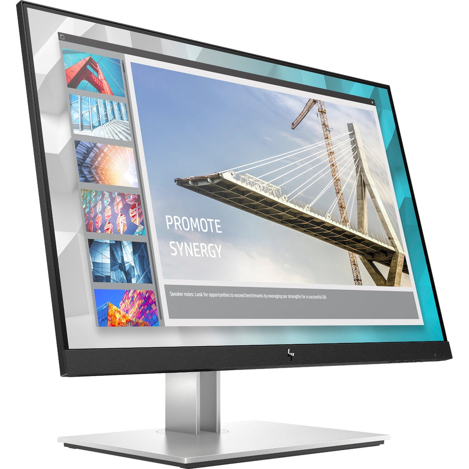 HP E24i G4 24" Class WUXGA LCD Monitor - 16:10 - Black, Silver - 9VJ40A9