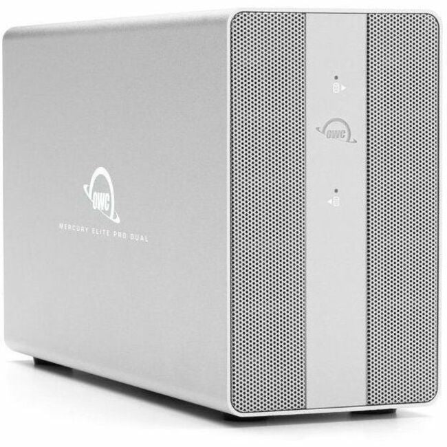 OWC 12TB Mercury Elite Pro Dual With 3-Port Hub USB (10Gb/s) External RAID Storage Solution - OWCMEDCH7T12