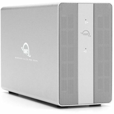 OWC 12TB Mercury Elite Pro Dual With 3-Port Hub USB (10Gb/s) External RAID Storage Solution - OWCMEDCH7T12