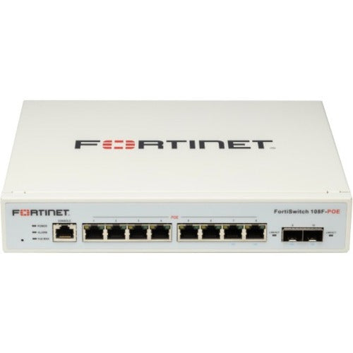 Fortinet FortiSwitch 108F-POE Ethernet Switch - FS-108F-POE