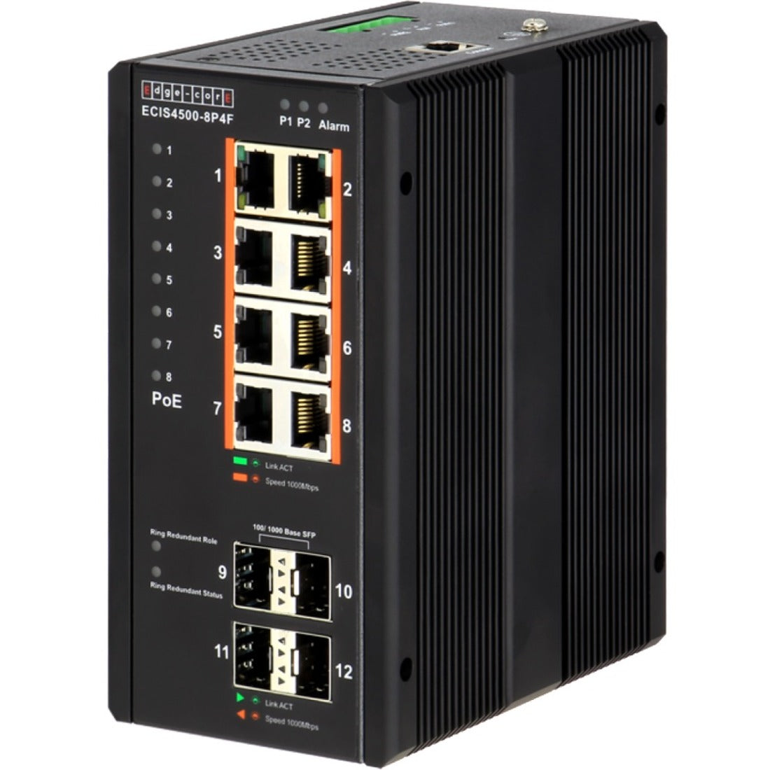 Edge-Core ECIS4500-8P4F Ethernet Switch - ECIS4500-8P4F