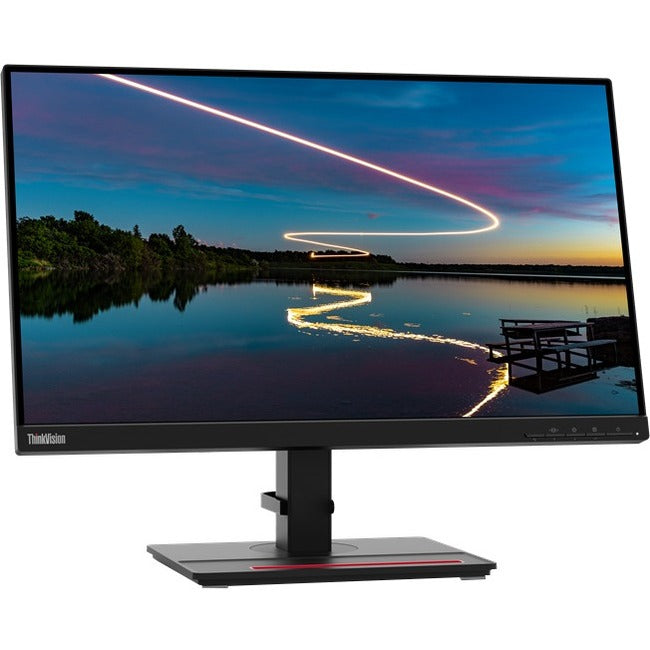 Lenovo ThinkVision T24m-20 24" Class Webcam Full HD LCD Monitor - 16:9 - Raven Black - 62D9GAR6US