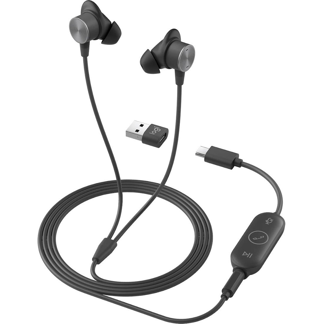 Logitech Zone Wired Earbuds - 981-001012
