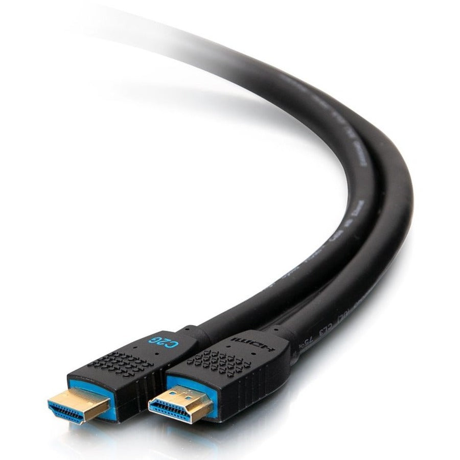 C2G 25ft Performance Series Premium High Speed HDMI Cable with Ethernet - In-Wall CMG Rated - 4K 60Hz - M/M - Black - C2G50196