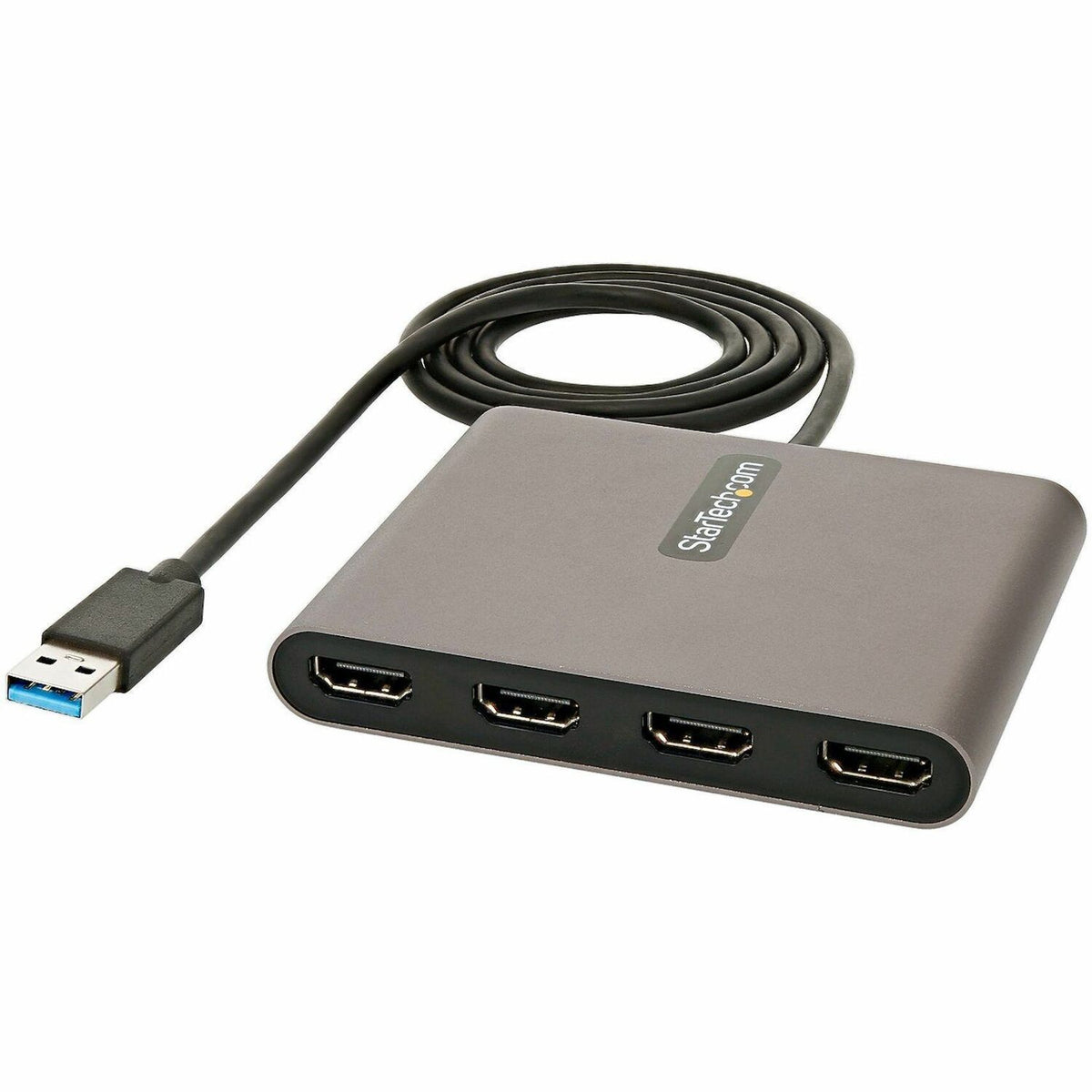 StarTech.com USB 3.0 to Quad HDMI Adapter, USB to 4x HDMI Monitor Converter for Windows (no support for macOS/ChromeOS/Linux) - TAA - USB32HD4