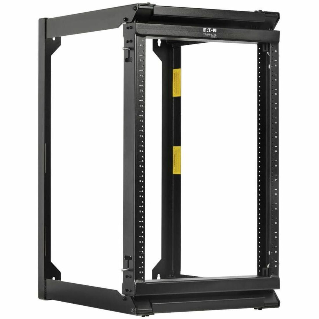 Eaton Tripp Lite Series SmartRack 16U Wall-Mount 2-Post Open Frame Rack, Hinged Front, Heavy Duty - SRWO16US
