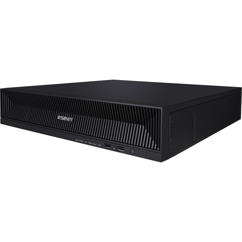 Wisenet 64CH 8K 400Mbps H.265 NVR - 24 TB HDD - XRN-6410B2-24TB