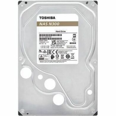 Toshiba N300 HDWG440XZSTA 4 TB Hard Drive - 3.5" Internal - SATA (SATA/600) - Conventional Magnetic Recording (CMR) Method - HDWG440XZSTA