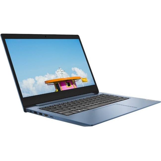 Lenovo-IMSourcing IdeaPad 1 14IGL05 81VU0079US 14" Notebook - HD - Intel Celeron N4020 - 4 GB - 64 GB Flash Memory - English Keyboard - Ice Blue - 81VU0079US