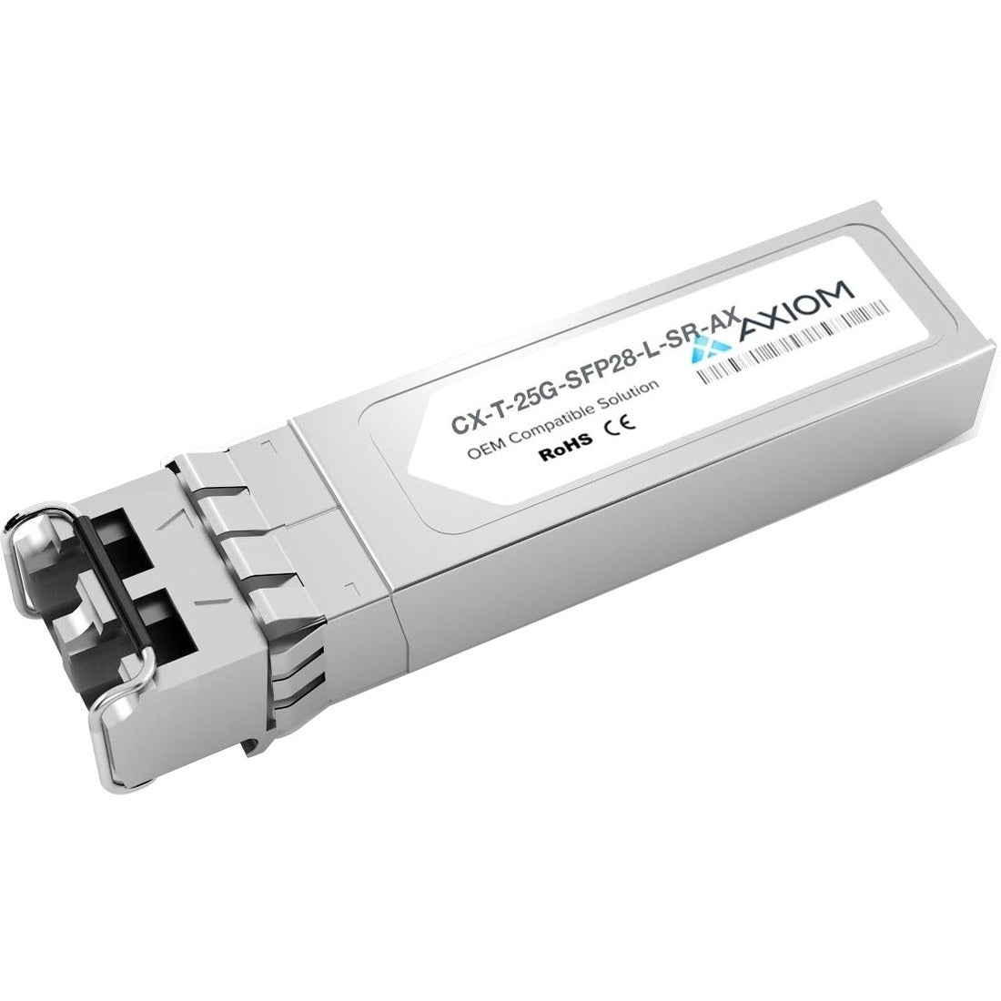 Axiom 25GBASE-SR SFP28 Transceiver for Cumulus - SFP-25G-SR-S - CX-T-25G-SFP28-L-SR-AX