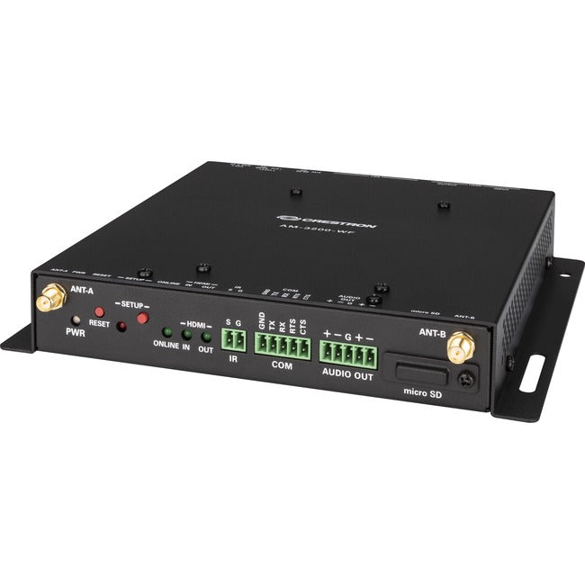 Crestron AirMedia AM-3200-WF Dual Band IEEE 802.11 a/b/g/n/ac/ax 80 Mbit/s Wireless Presentation Gateway - 6511483