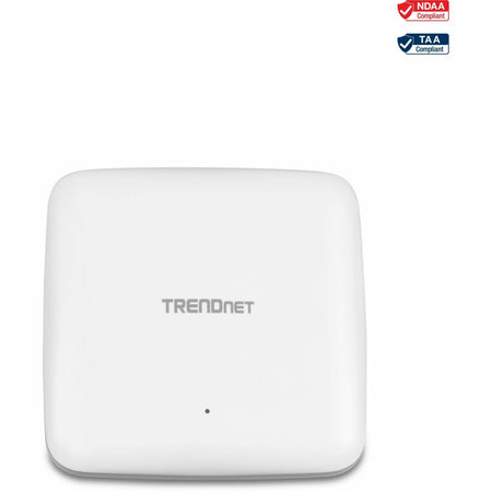 TRENDnet AX1800 Dual Band WiFi 6 PoE+ Access Point, 1201Mbps WiFi AX + 576Mbps WiFi N, MU-MIMO, OFDMA,1024 QAM, WDS, Client Bridge, WDS Bridge, AP, WDS Station, White, TEW-921DAP - TEW-921DAP