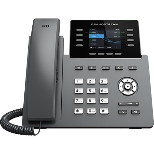 Grandstream GRP2624 IP Phone - Corded - Corded - Wi-Fi, Bluetooth - Wall Mountable, Desktop - GRP2624