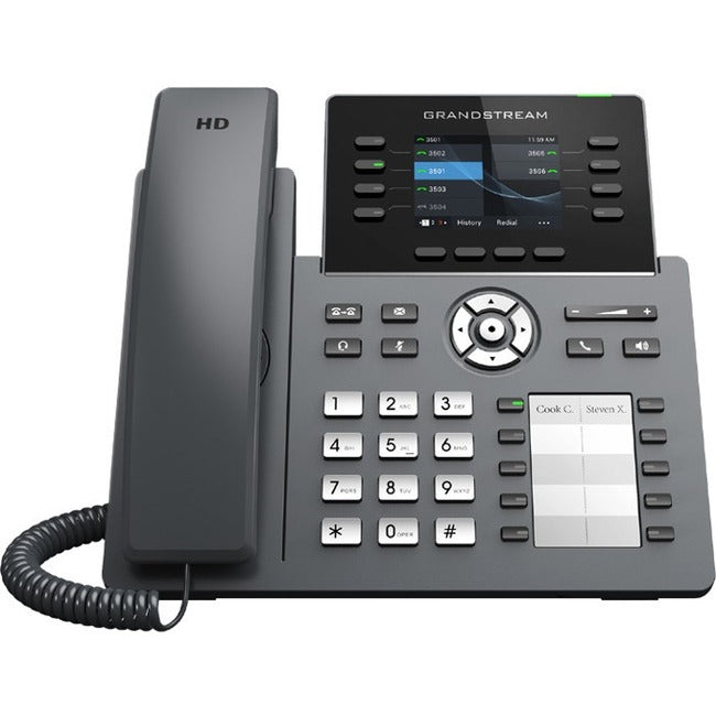 Grandstream GRP2634 IP Phone - Corded - Corded - Bluetooth, Wi-Fi - Wall Mountable, Desktop - GRP2634