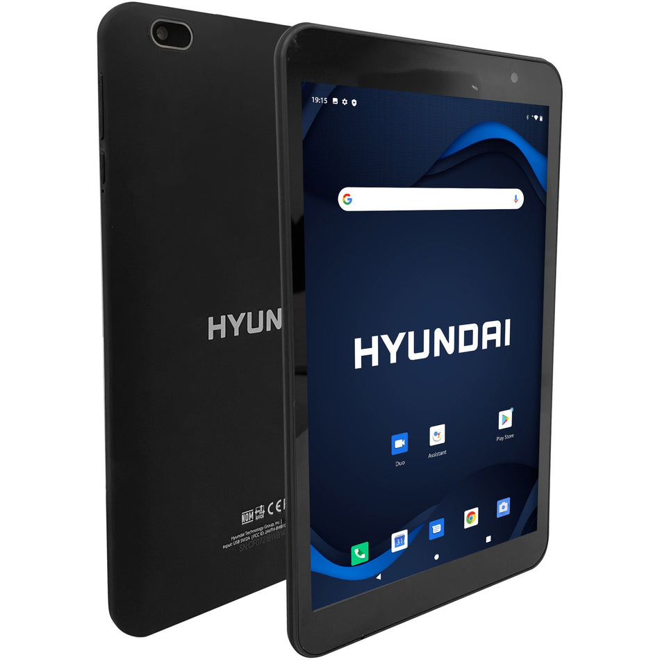 Hyundai HYtab Plus 8WB1, 8" HD IPS, Quad-Core Processor, Android 11 Go edition, 2GB RAM, 32GB Storage, 2MP/5MP, WiFi, Black - HT8WB1RBK02