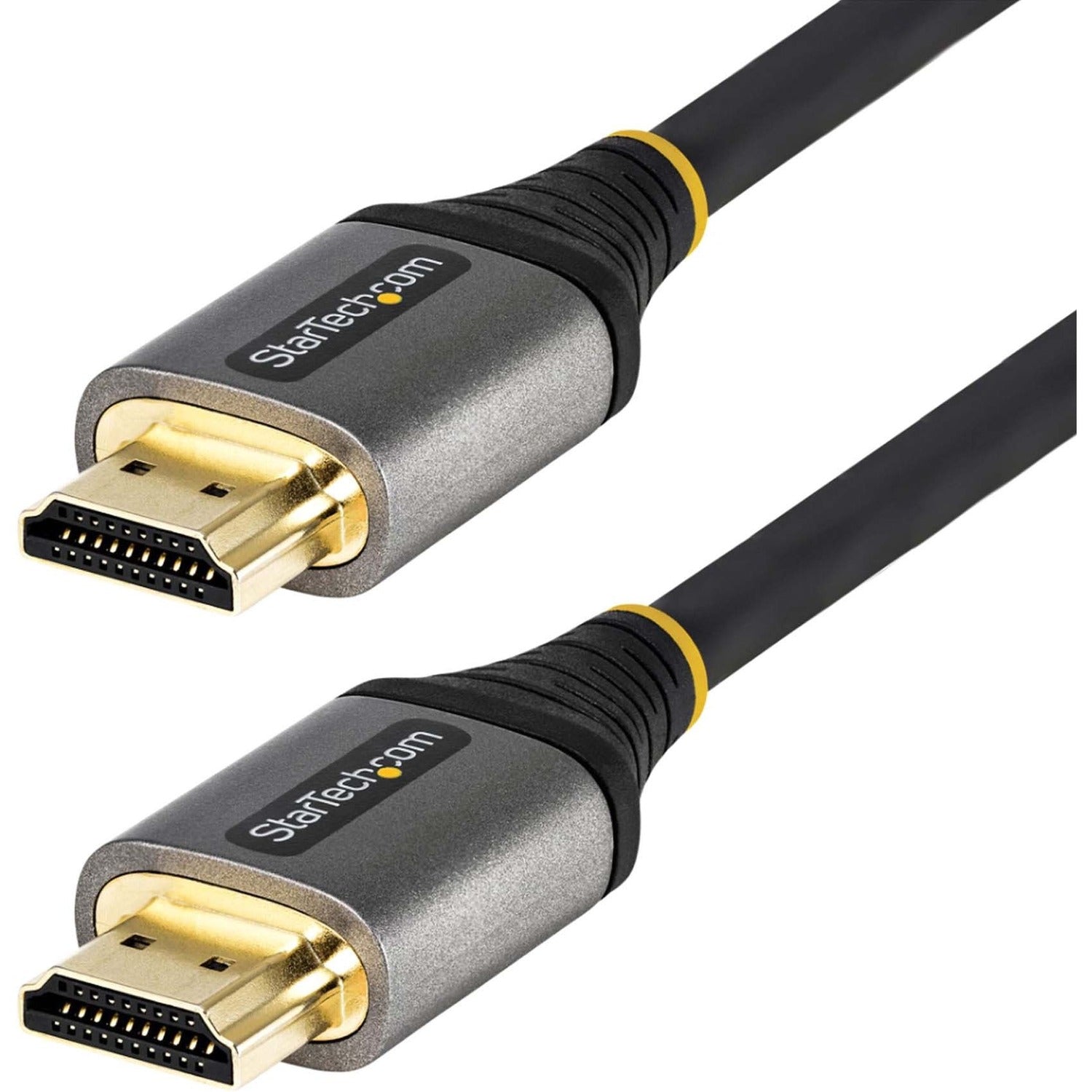 StarTech.com 10ft 3m Premium Certified HDMI 2.0 Cable, High Speed Ultra HD 4K 60Hz HDMI Cable with Ethernet, HDR10, UHD HDMI Monitor Cord - HDMMV3M