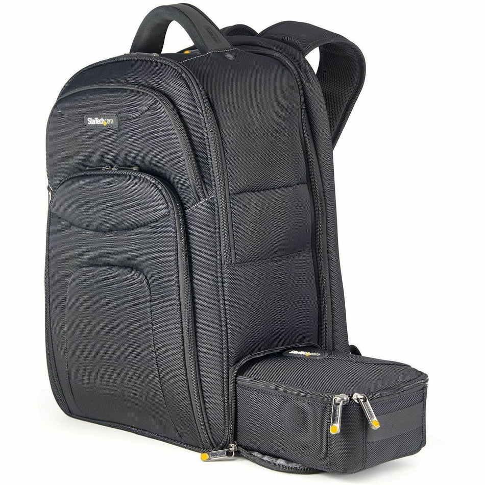 StarTech.com 17.3" Laptop Backpack w/ Removable Accessory Case, Professional IT Tech Backpack for Work/Travel/Commute, Nylon Computer Bag - NTBKBAG173