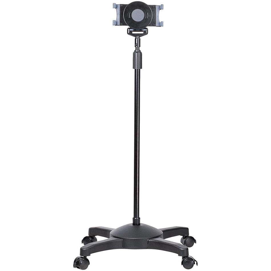 StarTech.com Mobile Tablet Stand with wheels, Height Adjustable Cart, Universal Rolling Tablet Stand for 7 - 11in w/ Detachable Holder, TAA - STNDTBLTMOB