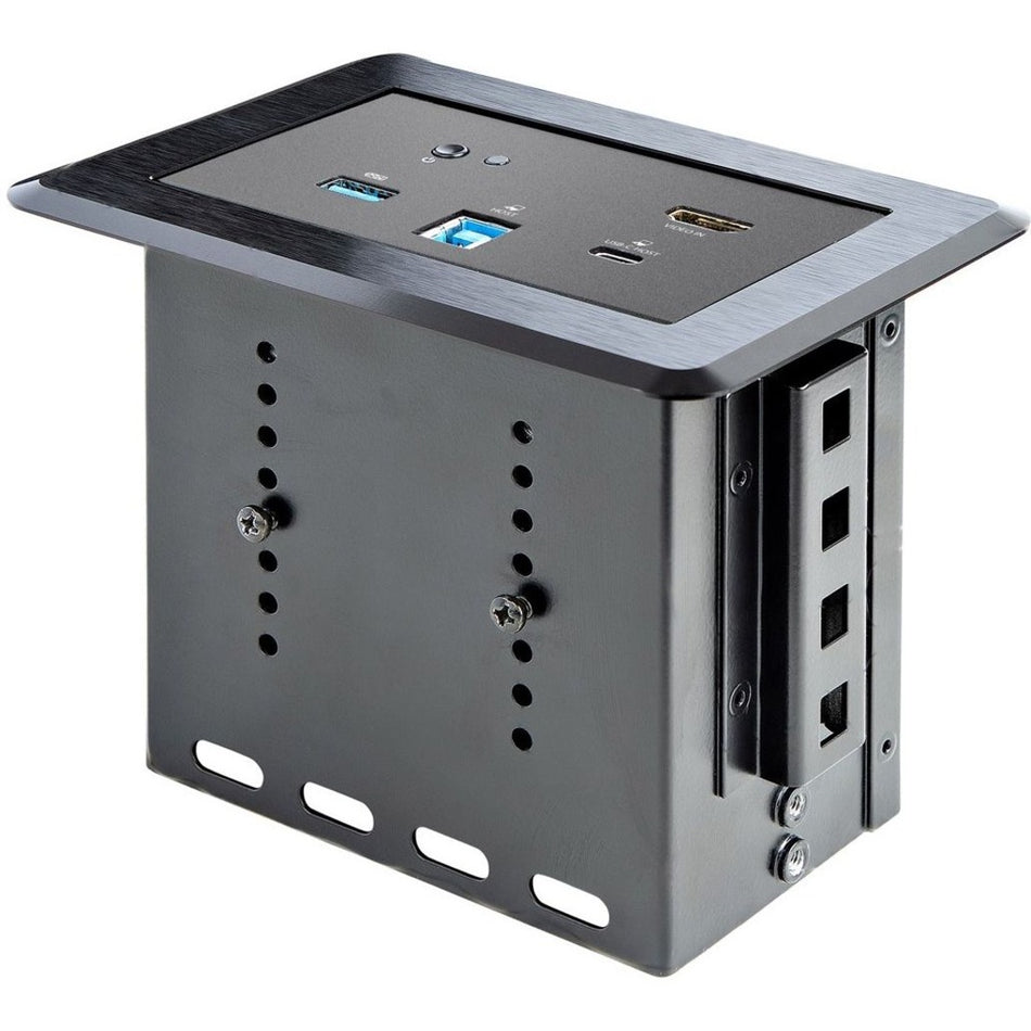 StarTech.com Conference Room Docking Station, In-Table Universal Laptop Dock, HDMI/60W PD/USB Hub/GbE/Audio, Huddle/Boardroom Connectivity - KITBZDOCK