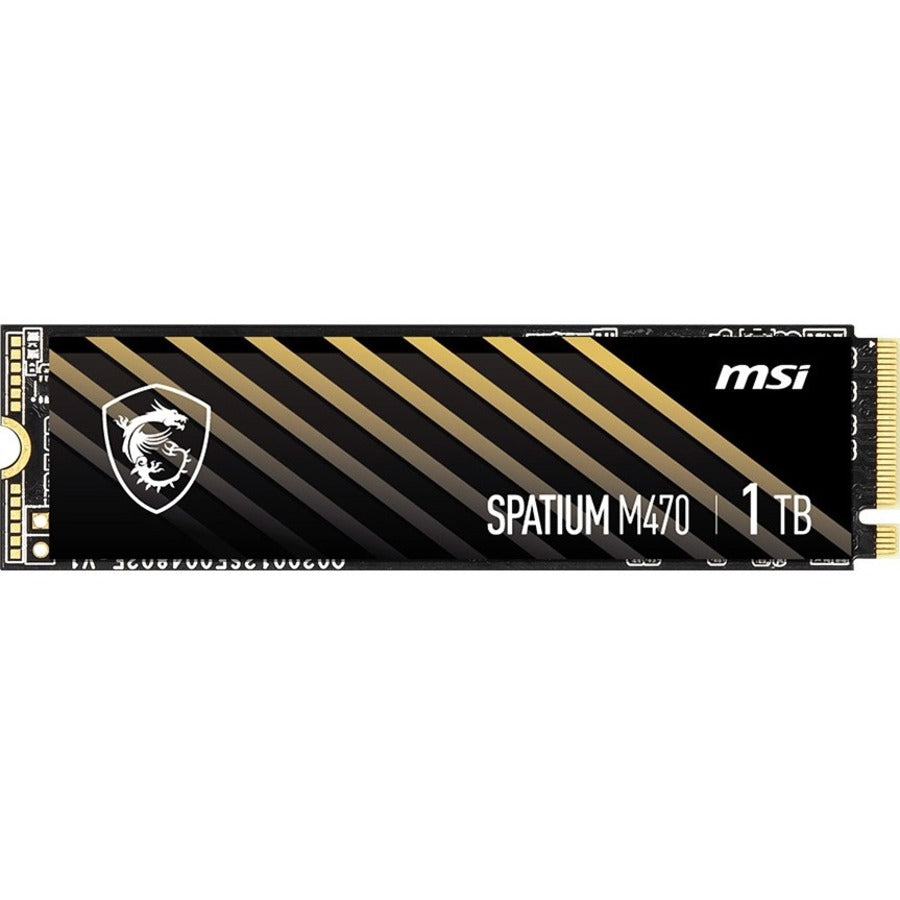 MSI SPATIUM M470 1 TB Solid State Drive - M.2 2280 Internal - PCI Express NVMe (PCI Express NVMe 4.0 x4) - SM470N1TB