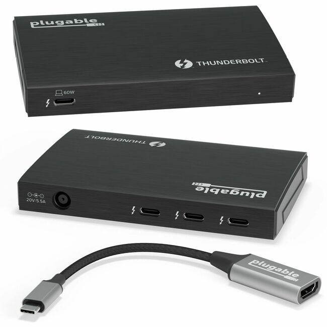 Plugable 4-Port Thunderbolt 4 Hub - TBT4-HUB3C