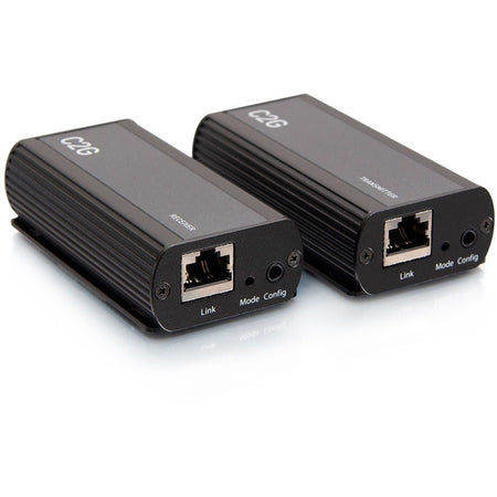 C2G 1-Port USB C Extender - Transmitter to Receiver Kit - USB 3.2 Gen 1 (5GBPS) - USB-C to RJ-45 - C2G54278
