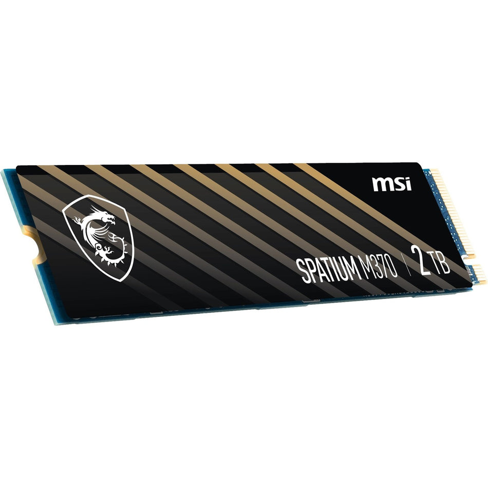 MSI SPATIUM M370 2 TB Solid State Drive - M.2 2280 Internal - PCI Express NVMe (PCI Express NVMe 3.0 x4) - SM370N2TB