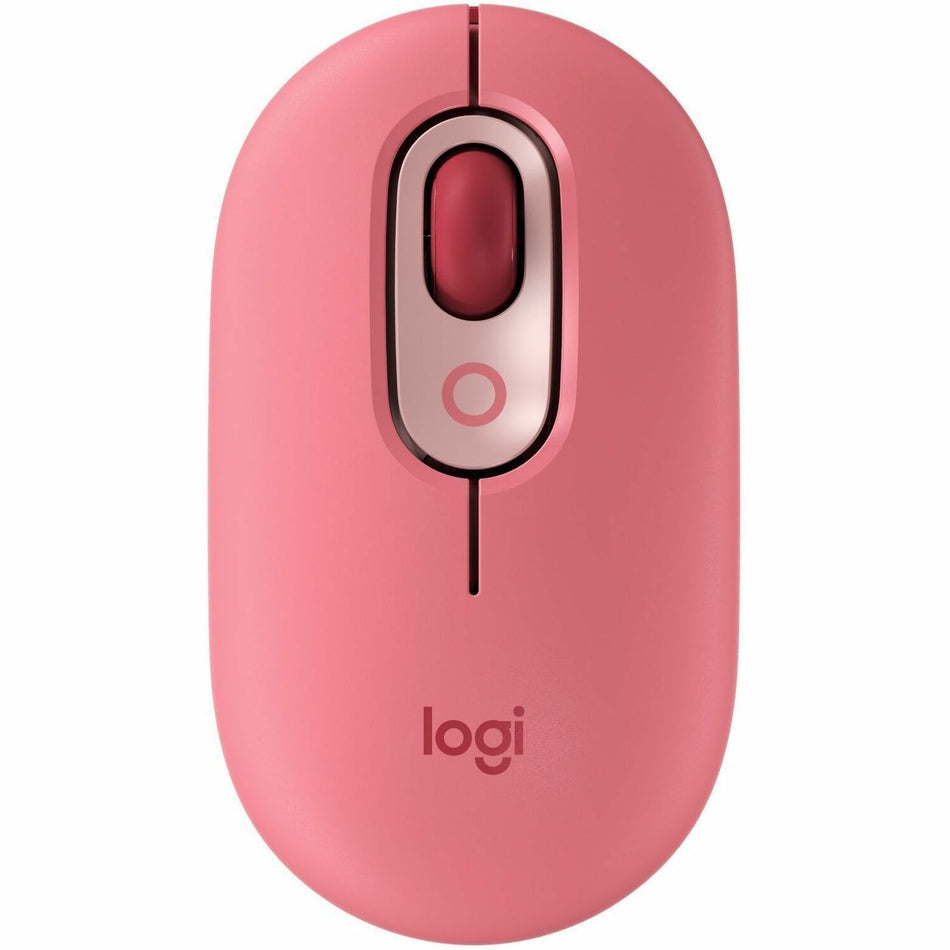Logitech POP Mouse, Wireless Mouse with Customizable Emojis, SilentTouch Technology, Precision/Speed Scroll, Rose - 910-006545